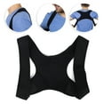 thumbnail image 4 of Posture Corrector, Breathable Thin Shoulder Brace, Straight Back For Chest Hump Cervical Pain Driving Average Size Black, 4 of 8