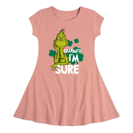 

The Grinch - Charmed I m Sure - Toddler and Youth Girls A-line Dress