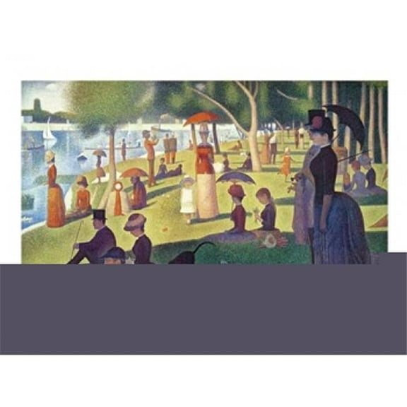 Sunday Afternoon on The Island of La Grande Jatte Poster Print by Georges Seurat - 24 x 18 in.
