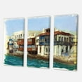 thumbnail image 3 of Designart ' Impression Old Houses On The Island of Mykonos Greece ' Nautical & Coastal Canvas Wall Art Print, 3 of 3