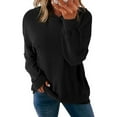thumbnail image 3 of Charmo Women's Stripled Printed Hoodies Long Sleeve Fall Pullover Sweatshirts, 3 of 8
