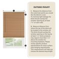 thumbnail image 5 of Cordless Light Filtering Mini Blind - 28 Inch Width, 72 Inch Length, 1" Slat Size - Pearl White - Cordless GII Morningstar Horizontal Windows Blinds for Interior by Achim Home Decor, 5 of 6