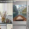 thumbnail image 3 of Yayeee Magnetic Dishwasher Cover for The Front Decoration Home Kitchen Machine Sticker Protector, Wooden Boat, 3 of 6