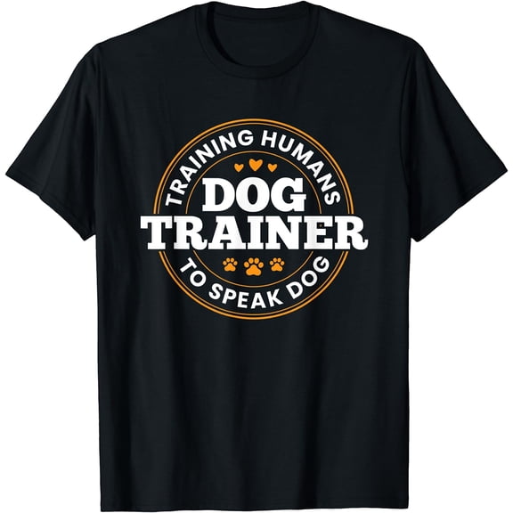 Dog Trainer Training Humans To Speak Dog Funny Dog Training T-Shirt
