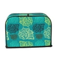thumbnail image 6 of Toaster Covers 2 Slice, Conch Green Waterproof Bread Machine Cover Fits for Standard 2 Slice Toasters, Home Decor Toaster Protection with Hanging Rope, 6 of 7