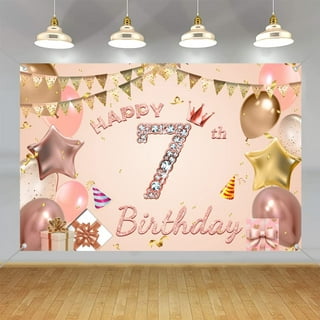 DEBLETEOMH 7 Year Old Girl Birthday Gift Ideas, Birthday Gifts for 7 Year Old Girls, 7 Yr Old Girl Birthday Gift, 7th Birthday Decorations for Girls