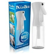 Continuous Mist Empty Spray Bottle For Hair, 10 Oz - Salon Quality 360 Water Misting Sprayer - Pressurized Aerosol Stylist Spray Mister BPA Free (5 Oz)
