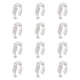 thumbnail image 5 of 12 soportes de clip T8 para evitar que la lámpara se hunda. Soporte para tubo de luz LED. acero y PVC, 5 of 9