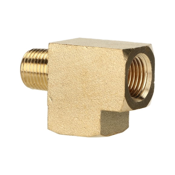 Tee Brass Pipe Fitting, 3 Way Brass Pipe Fitting Long Service Life For Automobile Modif