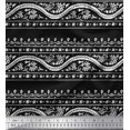 thumbnail image 1 of Soimoi Rayon Crepe Fabric Leaves & Floral Block Decor Fabric Printed Yard 46 Inch Wide, 1 of 4