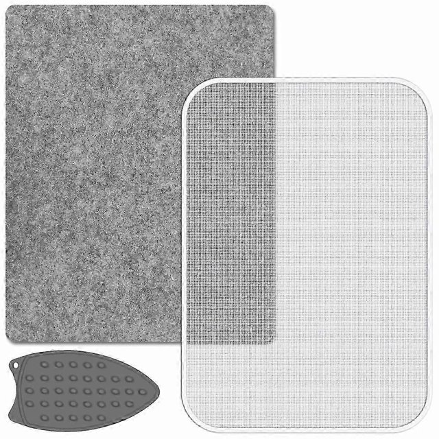 Wool Ironing Pad for Quilters, Wool Pressing Pad Easy Press Iron Pad Retains Heat for Quilting and S