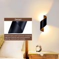 thumbnail image 4 of Aplique de pared para exteriores de 10w Led impermeable Ip66 lámpara de pared para exteriores de aluminio moderna luz para exteriores para patio jardín terraza cerrar pared Patio Villa pasillo Wa Rojo Verde Cocina, Decoración y Otros, 4 of 5