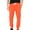 Orange, variant on WNEGSTG Mens Sweatpants Men's Casual Solid Basic Active Fleece Jogger Waist Sports Pants Thickened