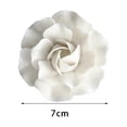 thumbnail image 7 of Ceramic Flowers Wall Decoration Wall Hanging Art Decor Handmade Ornament for Bedroom Living Room Home Farmhouse Hallway Room Camellia 7cm, 7 of 7