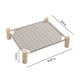 thumbnail image 3 of Manta para sofá, cama colgante para perros, cama elevada de madera para perros, cama portátil desmontable para interiores y exteriores, ideal para gatos y perros pequeños., 3 of 7