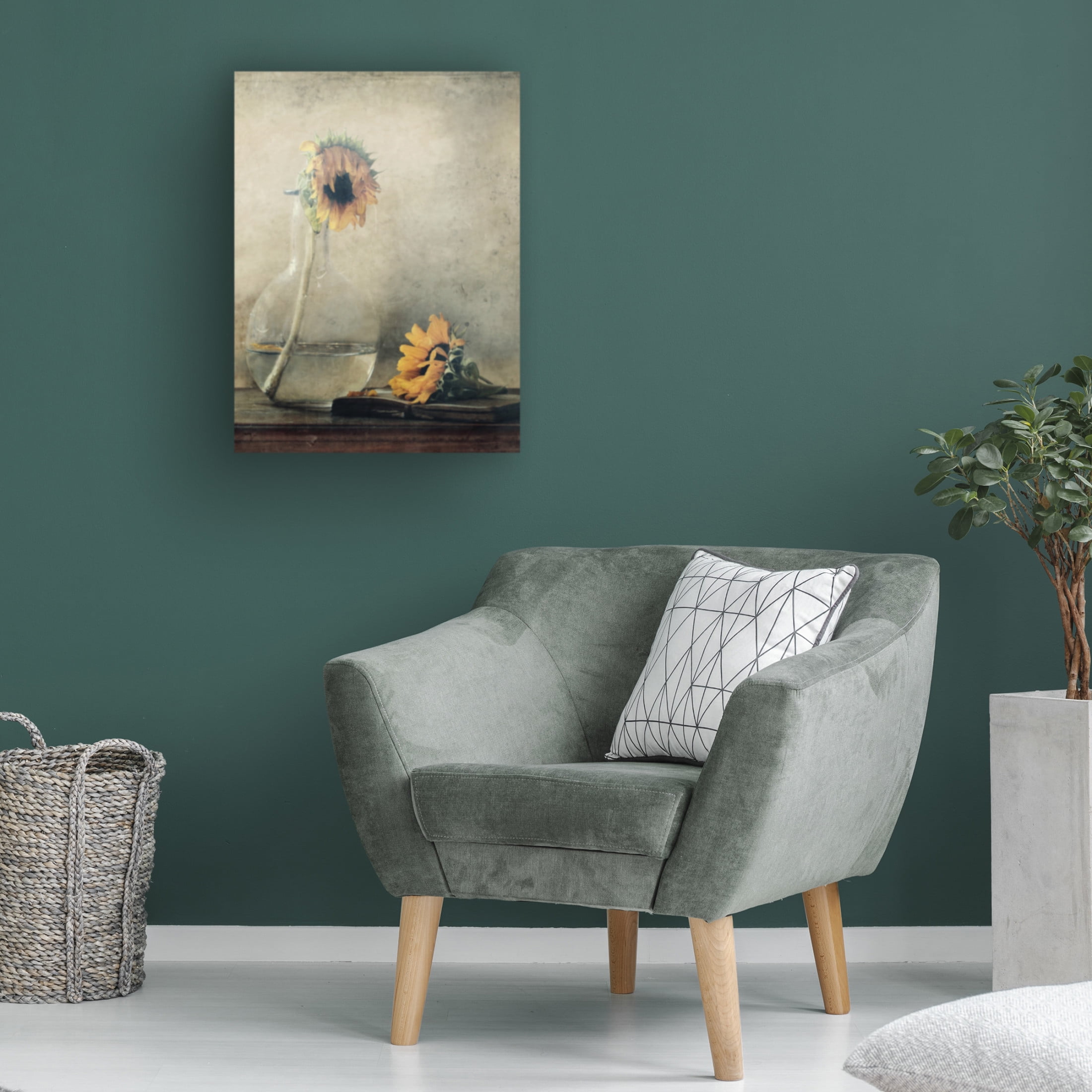 Canvas Wall Art - Delphine Devos 'Before I Wilt ' Wall Art for Living Room, Bedroom, or Office Décor by Trademark Fine Art - 35 x 47 Inches