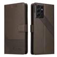 thumbnail image 3 of Wallet Case Compatible with Samsung Galaxy S21 Ultra, Luxury ID Cash Credit Card Slots Holder Carrying Pouch Folio Flip PU Leather Cover [Magnetic Hard Case] for Samsung Galaxy S21 Ultra,Brown, 3 of 10