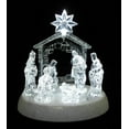thumbnail image 3 of Northlight LED Lighted Christmas Nativity Scene - 7.5" - Pure White, 3 of 3