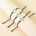 thumbnail image 5 of Necvior 3x Pinky Matching Mom & Me Bracelet 3 Generations Promise Bracelets Adjustable, 5 of 8