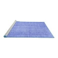 thumbnail image 2 of Ahgly Company Machine Washable Indoor Rectangle Persian Blue Traditional Area Rugs, 3' x 5', 2 of 4