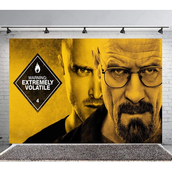 Breaking Bad Backdrop Banner Party Supplies Poster Movie Theme Background for Photography Birthday Decorations
