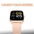 thumbnail image 4 of Smart Watch for Women Gift, 110+ Sports Modes Fitness Tracker with 1.85-inch Touchsreen, Bluetooth Call, IP68 Waterproof, Pink, 4 of 7