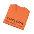thumbnail image 4 of Funny Definition Capricorn Sarcastic Dad Women Men Astrology Novelty Capricorn Wife Mom Dad Father Astrology Unisex Softstyle T-Shirt, 4 of 4