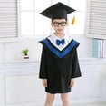 thumbnail image 3 of MZXELPRJD Graduation Cap and Gown 2025 Toddler Girls Boys Kindergarten Graduation Gown Cap Set with Tassel Baby Graduation Dress Gown with Hat 2pcs Set, 3 of 9