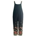 thumbnail image 5 of SDNall Jumpsuits for Women Casual Fashion Pants Overalls Rompers Printed Buttons Suspender Jumpsuit Womens Romper Sizes:S-5XL, 5 of 9