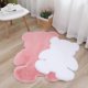 thumbnail image 4 of Alfombra con forma de oso, bonita alfombra para dormitorio, suave y esponjosa alfombra de piel sintética de conejo rosa, peluda y difusa, para habitación de niños, adolescentes, sofá, sala de estar, 4 of 5