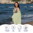 thumbnail image 6 of PADISHAHHOME Turkish Beach Towels, Pack of 6 | Oversized, Quick Dry, Sand Free | 100% Cotton, Large 38x71" Towels for Beach, Pool, Travel | Ultra-Soft, Compact, and Absorbent | Pistachio Green, 6 of 9