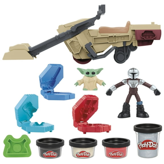 Play-Doh Star Wars: The Mandalorian Launching Speeder Toy for Boys & Girls 4 