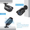 thumbnail image 4 of 2.0MP 1080P Cámara analógica Cámara de seguridad Sistema de vigilancia 36pcs incorporado, 4 of 8