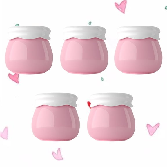 NIAIZEK 5 Pcs Portable Mini Travel Cosmetic Bottles Set, Empty Lotion Cream Containers, Leak-Proof