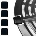 thumbnail image 3 of MYG Air Fryer Rubber Bumpers, 10pcs Silicone Protective Covers for Air Fryer Tray, High Temperature Resistant, Easy to Install and Remove, Black Accessories for Most Air Fryer Models, 3 of 10