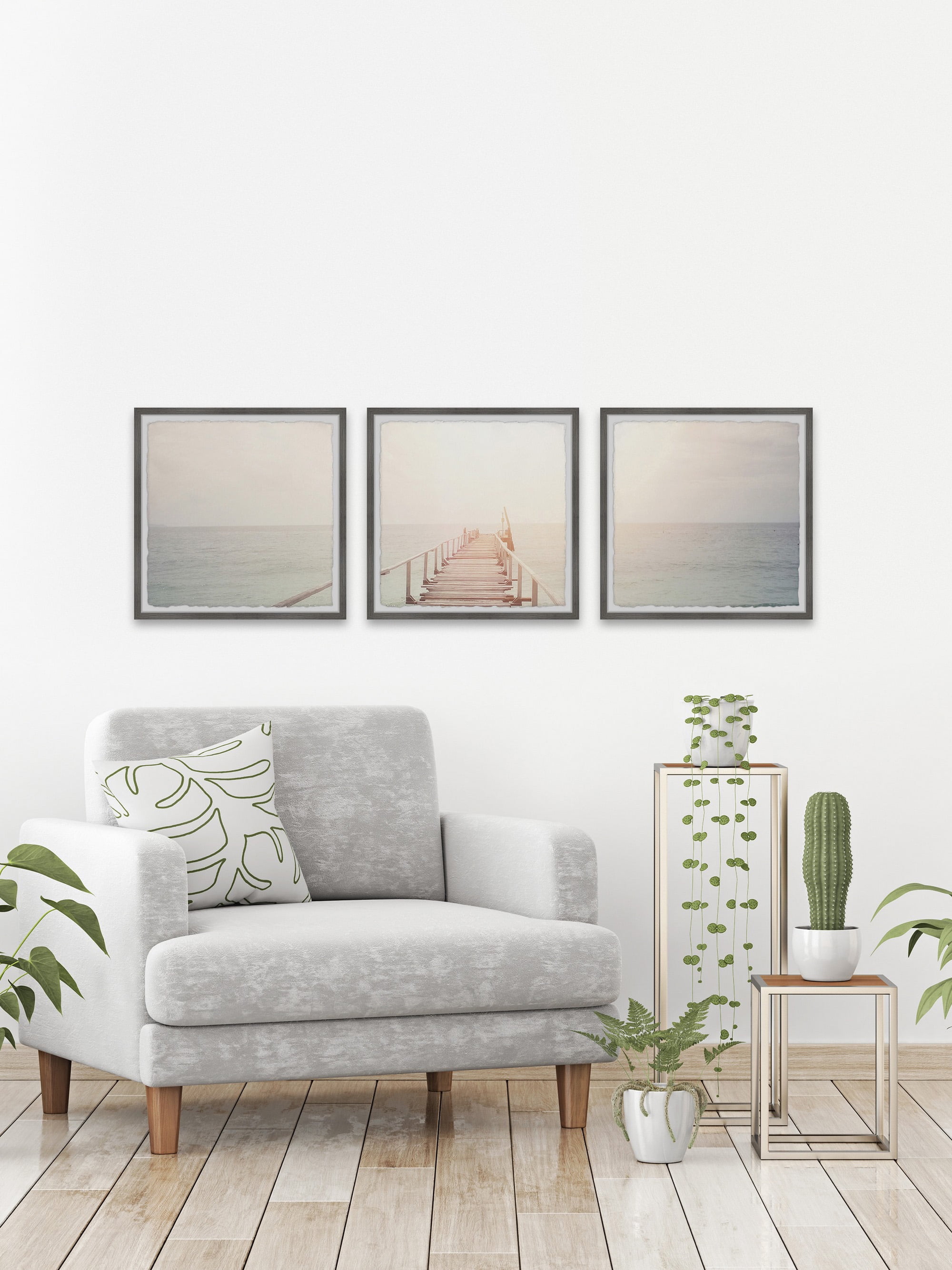 Marmont Hill Into the Light II Triptych, 32" x 96"