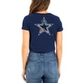 thumbnail image 2 of Women's New Era Navy Dallas Cowboys Historic Champs T-Shirt, 2 of 2