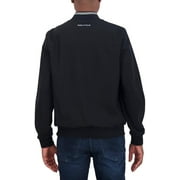 Nautica Men's Bomber Jacket – Windbreaker, Water-Resistant, Waterproof, Golf, Hiking, Boating, Casual Wear, Black Medium