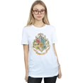 thumbnail image 2 of Harry Potter Womens Hogwarts Crest Cotton T-Shirt, 2 of 7