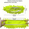 thumbnail image 3 of 1-5 pares de zapatillas de microfibra lavables y reutilizables, funda para zapatos repelente al polvo y fácil de limpiar para baño y dormitorio, 3 of 5