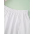 thumbnail image 5 of Kaerm Sports Skort for Girls Tennis Skirt with Built-in Shorts Stretchy Sports Skirt Activewear Skirt White XS, 5 of 7