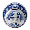 thumbnail image 3 of Blue and White Floral Ceramic Jar, 3 of 3