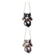 thumbnail image 1 of 2 lindas esculturas de resina decorativas para jardín, patio, oficina, decoración gris y negro, 1 of 8