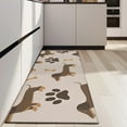 thumbnail image 4 of Dachshund and Paws Kitchen Rug Mat,Kitchen Runner Rugs Non Skid Washable,Decorative Kitchen Floor Mats for Kitchen,Sink,Laundry,17"X47", 4 of 5