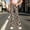 Beige, variant on Kids Girls School Uniform Flare Pants Dress Bottoms Leopard Lightweight Kids Pants Girls Trousers 5-6T