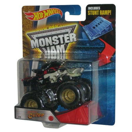 Hot Wheels Monster Jam (2016) Pirate's Curse Toy Truck w/ Stunt Ramp #38