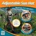 thumbnail image 2 of GearTOP Wide Brim Sun Hat for Men and Women - Mens Bucket Hats with UV Protection for Hiking - Bucket Hat for Women UPF 50+ (White, 7-7 1/2), 2 of 6