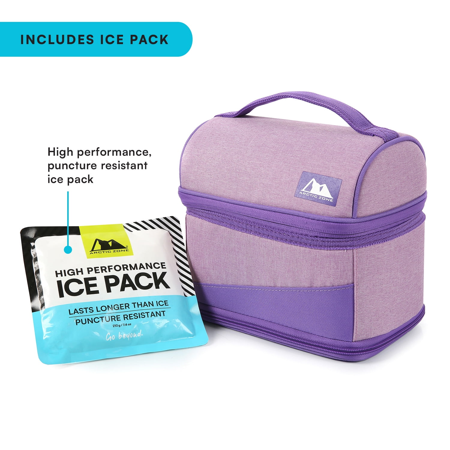 Arctic Zone Insulated Expandable Lunch Box with High Performance