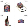 thumbnail image 3 of FORMRS Crossbody Bag for Women Shoulder Cell Phone Purse with Zipper, Serene Floral Pattern, 3 of 7