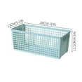 thumbnail image 2 of Small Snack Storage Basket, Countertop Food Organizer Bin, Woven or Plastic for Chips Candy White, 2 of 3
